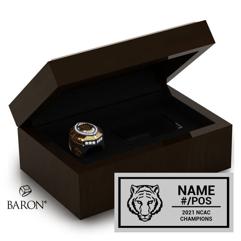 DePauw University Football 2021 Championship Ring Box