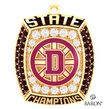 Dimond High School Hockey 2022 Championship Ring Top Pendant - Design 1.4
