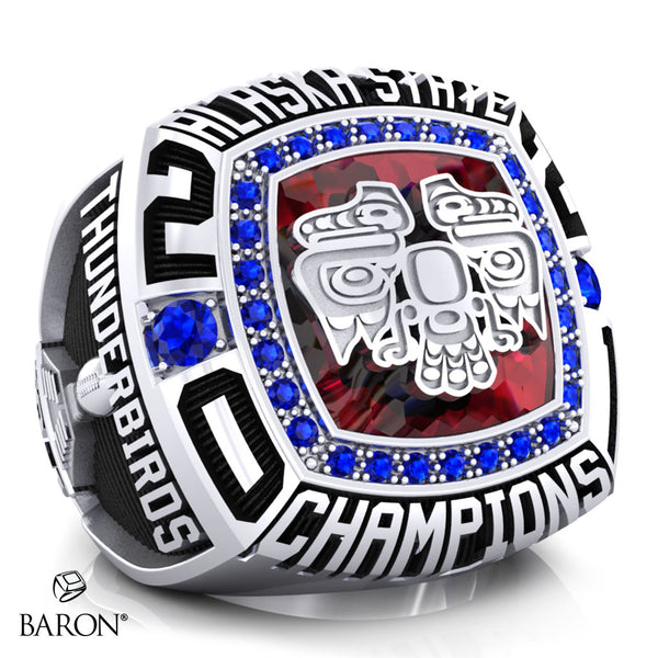 East Anchorage Football 2021 Championship Ring - Design 1.10