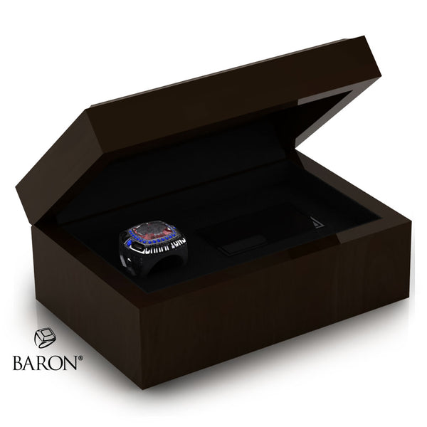 East Anchorage Football 2021 Championship Ring Box (with name plate)