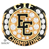 El Capitan High School Tennis 2021 Championship Ring - Design 3.11