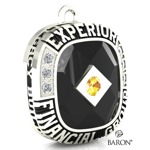 Experior Financial Ring Top Pendant - Design 1.1