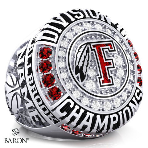 Fallbrook High School Girls Basketball 2022 Championship Ring - Design 2.5