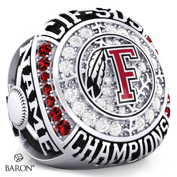 Fallbrook High School Softball 2022 Championship Ring - Design 2.3