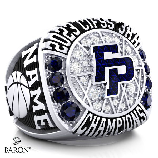 Flintridge Prep Girls Basketball 2023 Championship Ring - Design 3.2