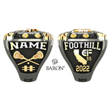 Foothill High School Girls Lacrosse 2022 Championship Ring - Design 2.2