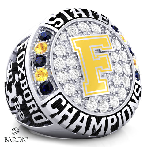 Foxboro High School Cheer 2022 Championship Ring - Design 1.2