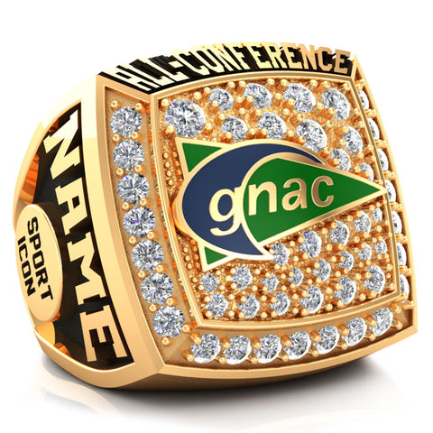 GNAC  All-Conference Ring - Design 2.3 (Gold Durilium)