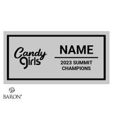 GymTyme Candy Girls 2023 Championship Display Case