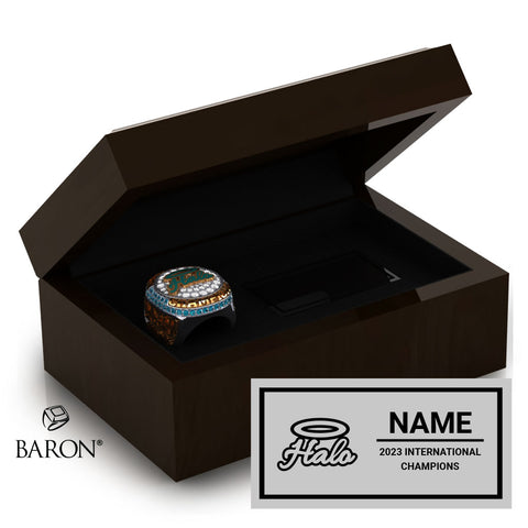 Halo Cheer 2023 Championship Ring Box