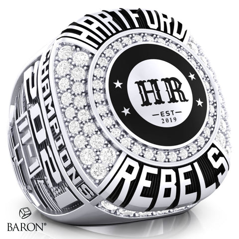 Hartford Rebels 2021 Championship Ring - Design 2.3 (Mens Ring)