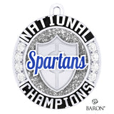 Hempfield Area Competitive Cheer 2021 Championship Ring Top Pendant - Design 2.13B