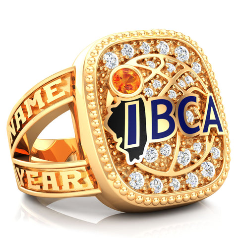 IBCA-Illinois - Hall of Fame Renown Ring - (Gold Durilium, 6kt, 10kt)