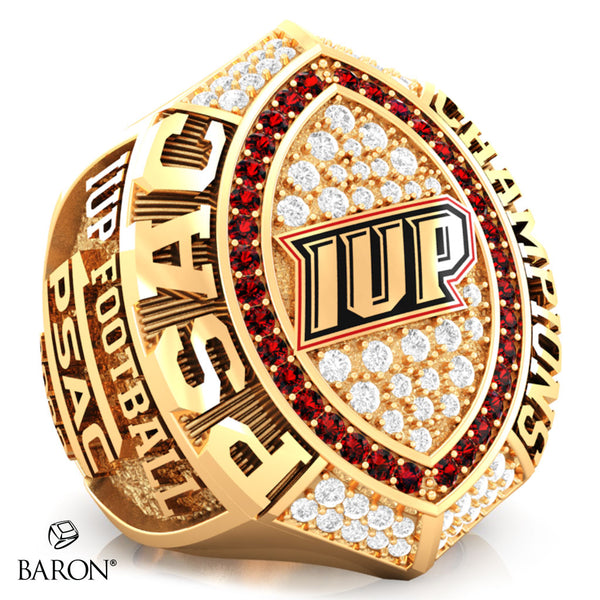 IUP Football 2022 Championship Ring - Design 2.1