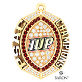 IUP Football 2022 Championship Ring Top Pendant - Design 2.2
