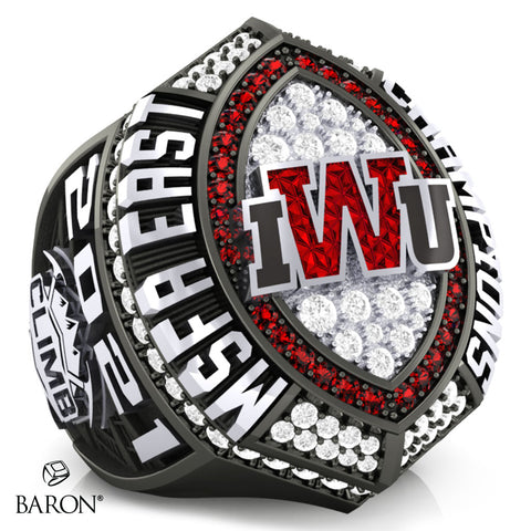 Indiana Wesleyan University Football 2021 Championship Ring - Design 1.7