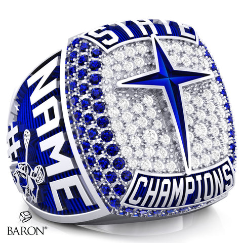 Jesuit Dallas Rangers Lacrosse 2021 Championship Ring - Design 2.4