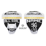 Kennesaw State Cheer 2021 Championship Ring - Design 1.3