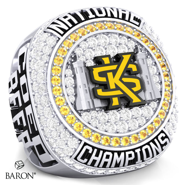 Kennesaw State Cheer 2021 Championship Ring - Design 2.2
