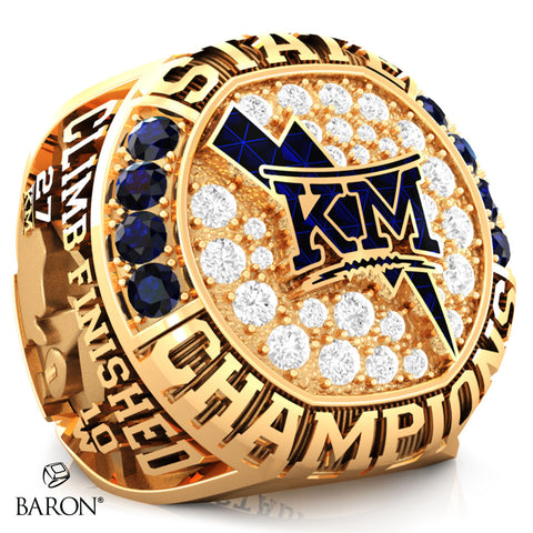 Kettle Moraine High School 2022 Championship Ring - Design 2.7