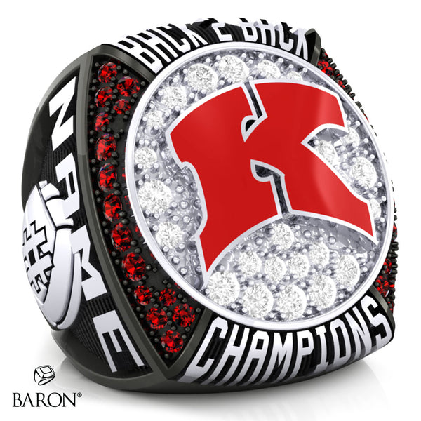 Kimberly Papermakers High School Volleyball Championship Ring - Design 1.6