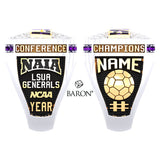 LSU Alexandria Mens Soccer Championship Ring - Design 2.2