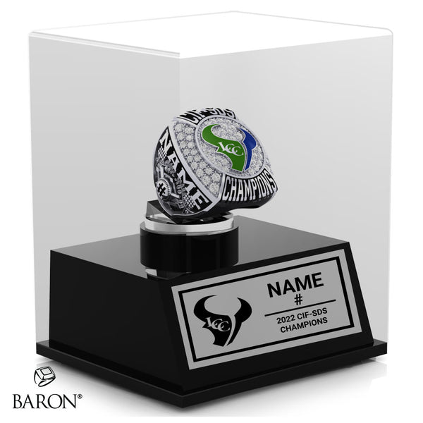 La Costa Canyon Baseball 2022 Championship Display Case