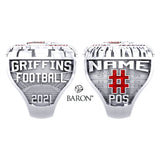 Lake Mary High School Football 2021 Championship Ring - Design 2.2