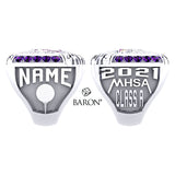 Laurel High School Golf 2021 Championship Ring - Design 1.1