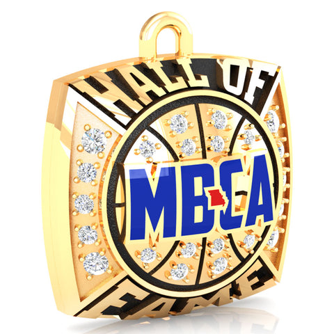 MBCA - Missouri - Hall of Fame Pendant -Design 1.4(Gold Durilium)