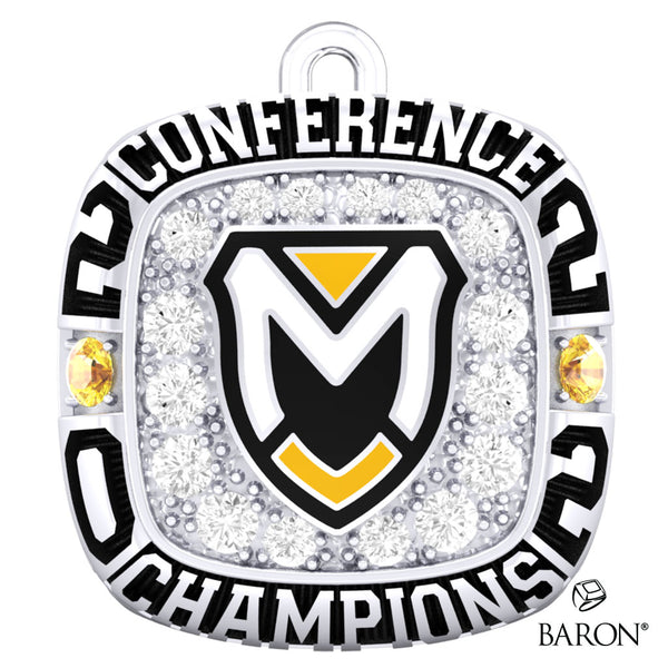 Manchester University Mens and Womens Track and Field 2022 Championship Ring Top Pendant - Design 1.1