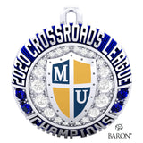 Marian University Womens Soccer 2020 Championship Ring Top Pendant - Design 2.5