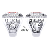 Mater Dei Girls Basketball 2021 Championship Ring - Design 3.5