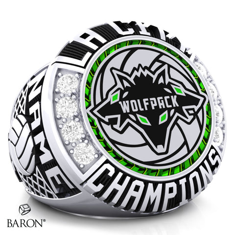 Maywood CES Girls Volleyball 2021 Championship Ring - Design 2.1