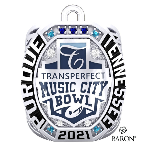 Music City Bowl Officials 2021 Championship Ring Top Pendant - Design 1.3