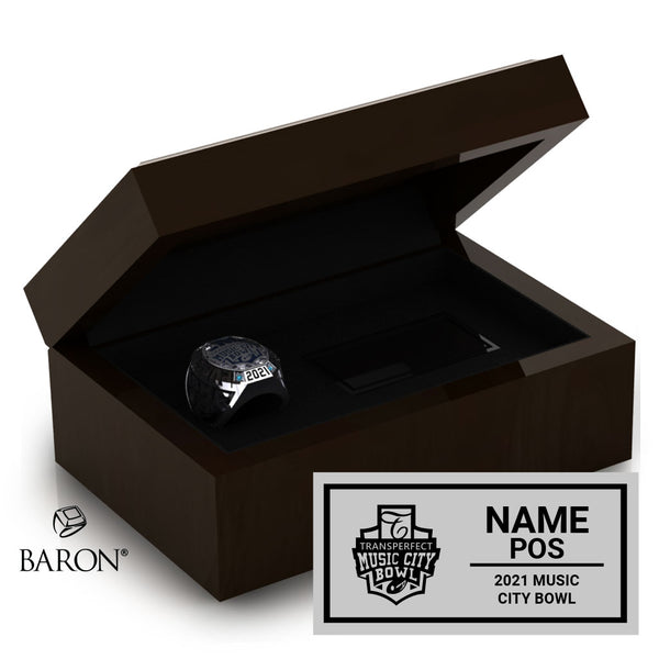 Music City Bowl Officials 2021 Championship Ring Box