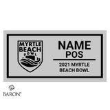 Myrtle Beach Bowl Officials Championship Display Case