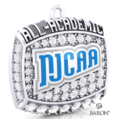 NJCAA All-Academic Championship Ring Top Pendant - Design 1.10