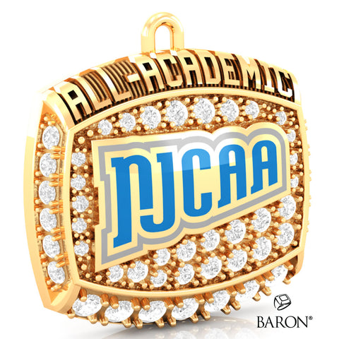 NJCAA All-Academic Championship Ring Top Pendant - Design 1.9
