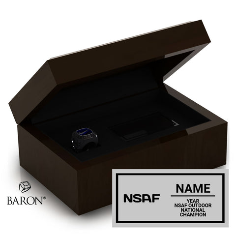 NSAF Outdoor National Champions Ring Box