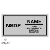 NSAF Outdoor National Champions Ring Box