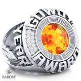 Naismith Basketball Hall of Fame - Gowdy Award Ring - Design 4.10