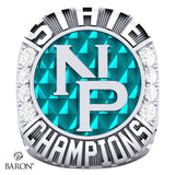 Navajo Prep Girls Basketball 2021 Championship Ring - Design 4.1