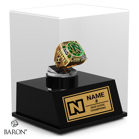 Newman Greenies Championship Display Case