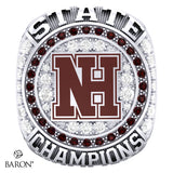 North Haven High School Hockey 2023 Championship Ring - Design 2.6