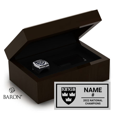 North Jersey Kings 2022 Hockey Championship Ring Box