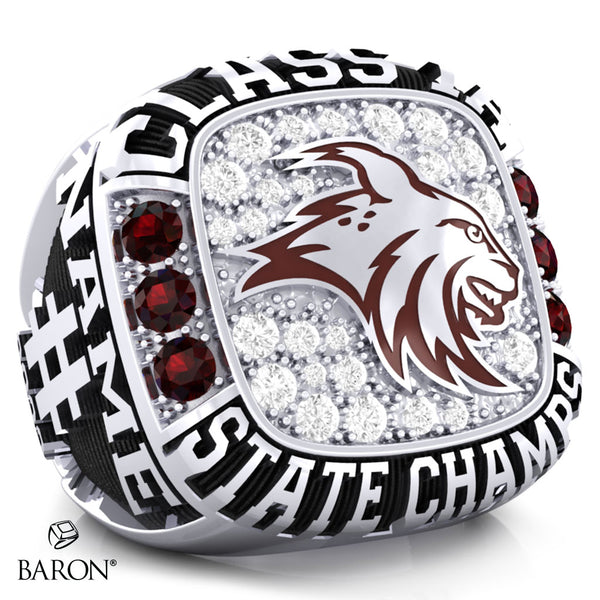 North Linn High School Boys Basketball 2022 Championship Ring - Design 3.5