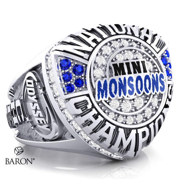 Mini Monsoons Cheer 2022 Championship Ring - Design 1.5 *REMAINING BALANCE*