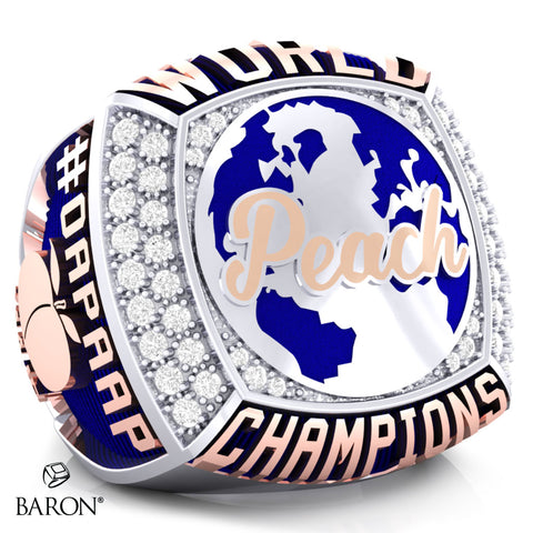 Peach Cheer 2021 Championship Ring - Design 1.7
