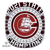 Portsmouth High School Lacrosse 2021 Championship Ring - Design 2.5
